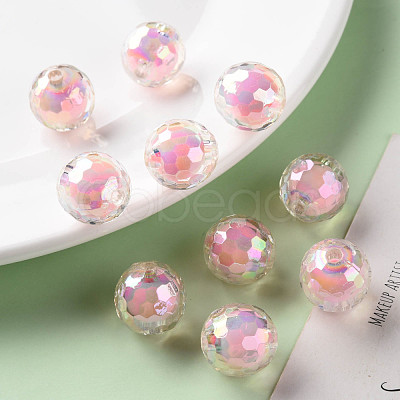Transparent Acrylic Beads TACR-S152-14B-A01-1