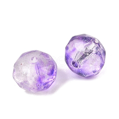 Two-Tone Transparent Acrylic Beads AC-CBAE44E-01A-07-1