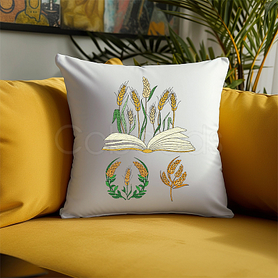 4 Sheets 11.6x8.2 Inch Stick and Stitch Embroidery Patterns DIY-WH0455-171-1