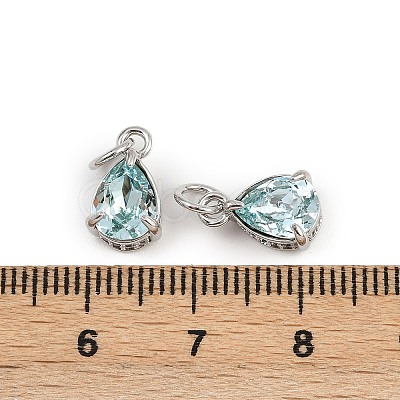 Brass Pave Cubic Zirconia Pendants KK-L240-05P-05-1