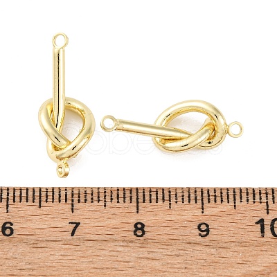 Alloy Knot Connector Charms PALLOY-F315-02G-1