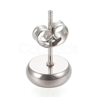 Non-Tarnish 304 Stainless Steel Stud Earring Settings STAS-K202-05B-P-1