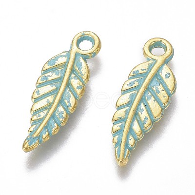 Alloy Pendants PALLOY-L222-037GGP-1