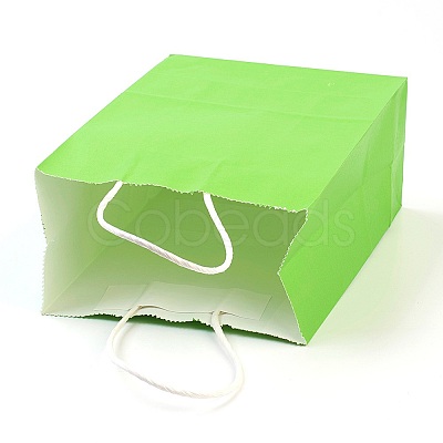 Pure Color Kraft Paper Bags LS-AJEW-G020-C-05-1