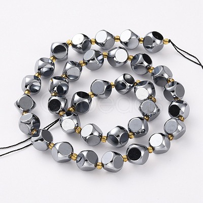Terahertz Stone Beads Strands G-A030-B18-10mm-B-1