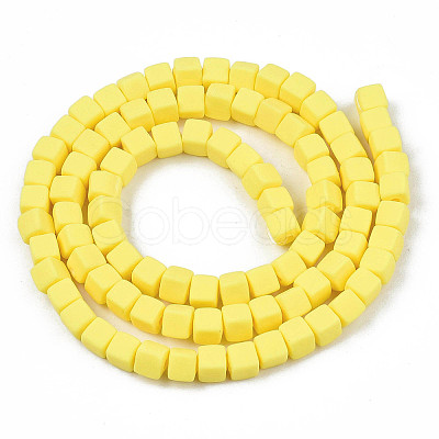 Handmade Polymer Clay Beads Strands X-CLAY-N008-061-07-1