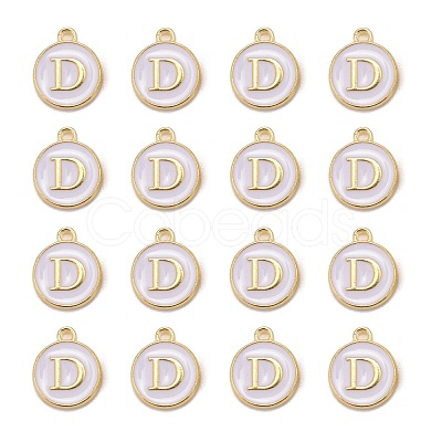 Golden Plated Alloy Charms X-ENAM-S118-01D-1