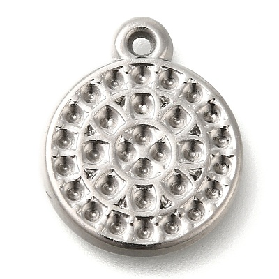 304 Stainless Steel Pendant Rhinestone Settings STAS-I310-21P-1