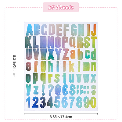 PVC Self-adhesive Label Stickers DIY-WH0013-60A-1