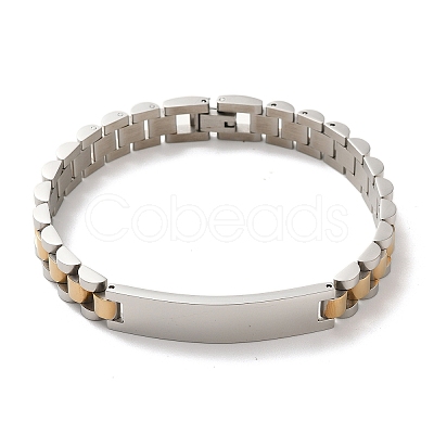 304 Stainless Steel Bracelets BJEW-I129-I-1