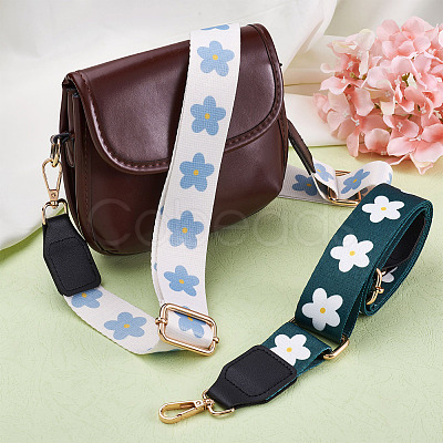 2Pcs Adjustable Polyester Bag Handles AJEW-GN0001-02-1