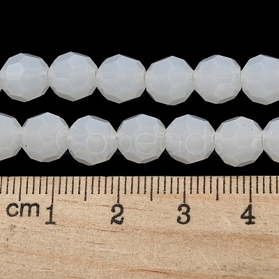 Imitation Jade Glass Beads Stands EGLA-A035-J8mm-D05-1