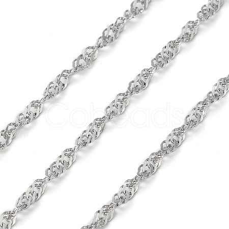 Tarnish Resistant 304 Stainless Steel Singapore Chains CHS-C010-04B-P-1