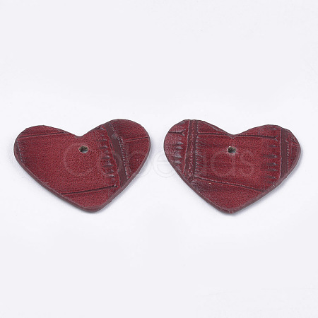PU Leather Pendants FIND-S299-01B-1