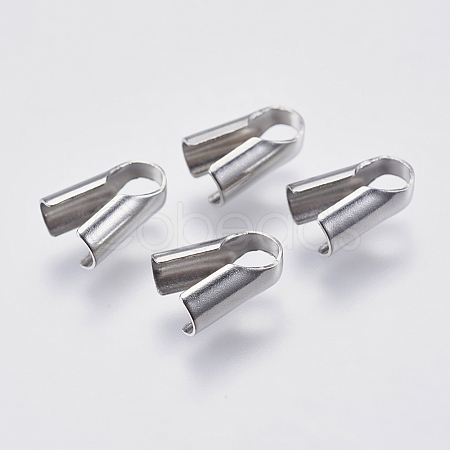 Tarnish Resistant 304 Stainless Steel Cord Ends STAS-I097-028P-1