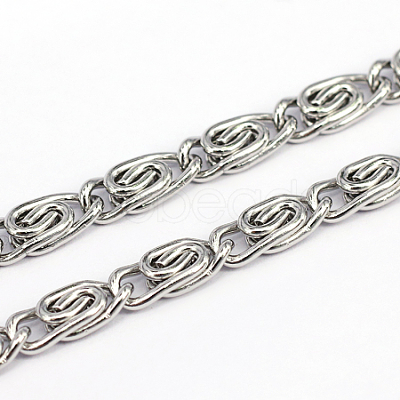 Tarnish Resistant 304 Stainless Steel Lumachina Chains CHS-O005-25A-1