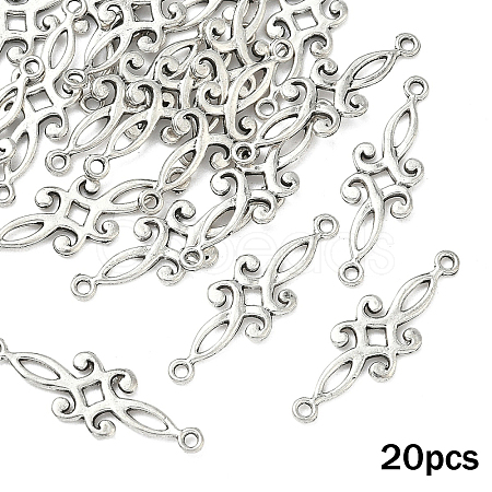 20Pcs Tibetan Style Alloy Connector Charms FIND-YW0010-45AS-1