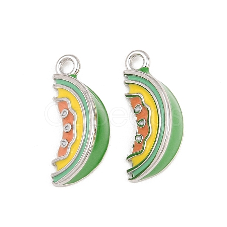 Brass Enamel Pendants KK-CBA6818-09P-1