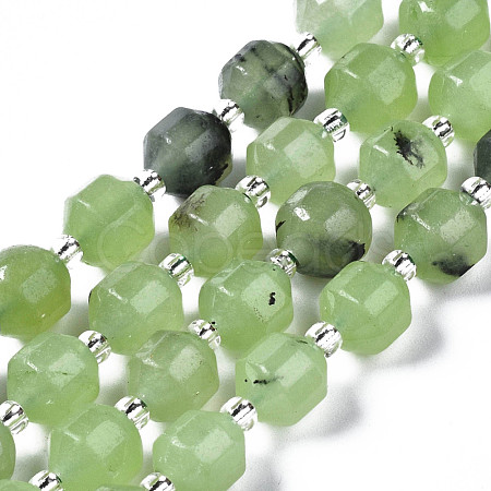 Natural White Jade Beads Strands G-T132-047B-1