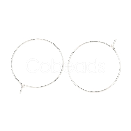 SHEGRACE Brass Hoop Earring Findings XGRPCH918-218P-1