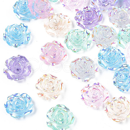 Transparent Resin Cabochons CRES-N030-001A-1