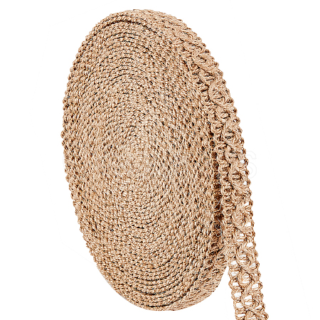 Braided Burlap Ribbon OCOR-WH0079-53C-1