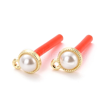 Alloy Stud Earring Findings EJEW-J102-03G-1