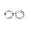 Tarnish Resistant 304 Stainless Steel Jump Rings, Stainless Steel Color, 12 Gauge, 14x2mm, Inner Diameter: 10mm