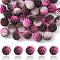 Imitation Pearl Acrylic Beads, Berry Beads, Combined Beads, Round, Deep Pink, 12mm, Hole: 1mm