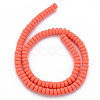 Handmade Polymer Clay Beads Strands CLAY-N008-008-37-3