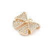 Brass Micro Pave Cubic Zirconia Pendants LS-KK-U051-04G-01-2