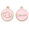 Alloy Enamel Pendants X-ENAM-S124-01A-09D-1