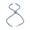 Adjustable Nylon Cord Slider Bracelet Making MAK-F026-A-P-5