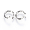 Tarnish Resistant 304 Stainless Steel Open Jump Rings A-STAS-F110-01P-2