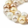 Round Shell Pearl Beads Strands BSHE-XCP0001-26A-3