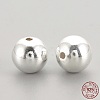 925 Sterling Silver Beads STER-S002-15-4mm-2