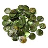 Spray Painted Natural Akoya Shell Charms LS-SHEL-F007-15A-07-1