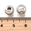 Rhodium Plated 925 Sterling Silver Beads STER-T007-11P-2