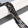 Natural Glaucophane Beads Strands G-C141-G01-01-2