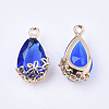 Transparent Glass Pendants X-GLAA-T007-05B-2