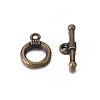 Tibetan Style Alloy Toggle Clasps MLF0034Y-NF-1