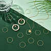 200Pcs Brass Linking Rings UNKW-UN0002-99A-2