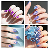 3Pcs Plastic Nail Art Image Templates AJEW-PH0006-64-6