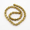 Electroplate Non-magnetic Synthetic Hematite Bead Strands G-J286-10-2