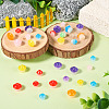 30Pcs 2 Styles Luminous Resin Mushroom Ornament RESI-TA0004-02A-6