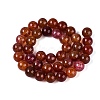 Dyed Natural Agate Beads Strands G-Q606-45A-05-3