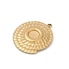 304 Stainless Steel Pendant Cabochon Settings STAS-P383-10G-2