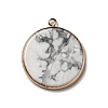 Natural Howlite Pendants G-A213-01G-05-1