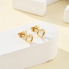 PVD Vacuum Plating 304 Stainless Steel Tiny Hollow Out Heart Stud Earrings for Women EJEW-P212-06G-4