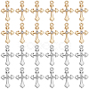 40Pcs 2 Colors Rack Plating Alloy Rhinestone Pendants FIND-SC0013-73-1